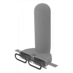 ZEHNDER COMFOFLAT PASSAGE D'AIR DOUBLE CLRF