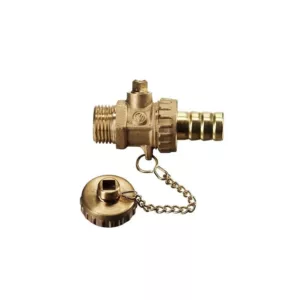 ROBINET A VIDANGE AVEC BOUCHON 1/2M-3/4M