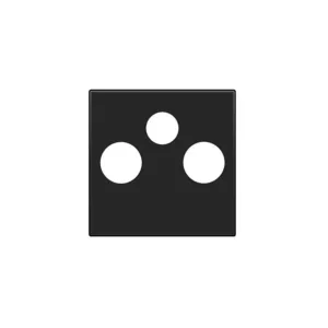 NIKO ENJOLIVEUR POUR COAX TV + SATELLITE NOIR