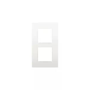 NIKO PLAQUE DE RECOUVREMENT DOUBLE VERTICAL BLANC