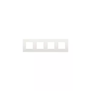 NIKO PLAQUE DE RECOUVREMENT QUADRUPLE HORI BLANC
