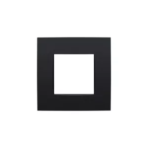 NIKO PLAQUE DE RECOUVREMENT SIMPLE NOIR MAT INTENS