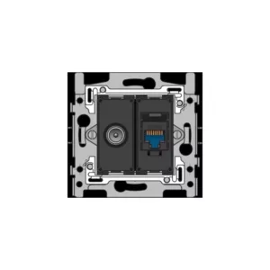 NIKO PRISE COAX + RJ45 UTP CAT6 NUE
