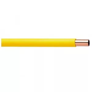 CUIVRE TUBE ISOLE JAUNE PAR 5M EN Ø 15