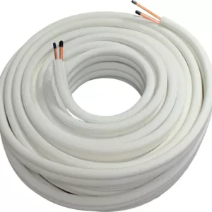 C TUBE CUIVRE PRE-ISOLE DOUBLE Ø 1/4-1/2 DE 20M