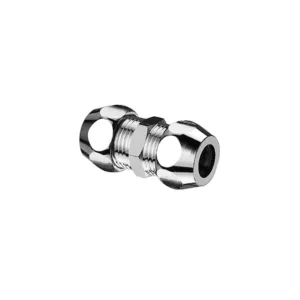 Schell raccord double - chromé 12 mm - 12 mm serrage