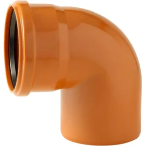 Nicoll coude pvc égout 45° 160 mm rouge / brun