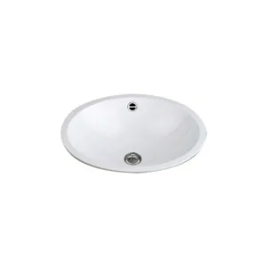 Alape vasque à encastrer EB.O425 sans plage de robinetterie + trop-plein 425 x 325 mm blanc