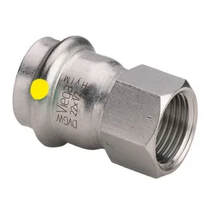 Viega raccord 4/4 " F - 22 mm sanpress inox gaz