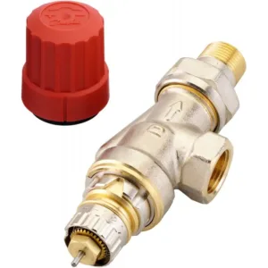 Danfoss vanne radiateur thermostatique équerre inverse 3/8 " mâle - femelle