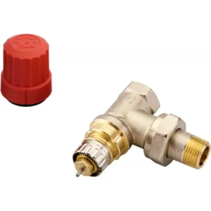 Danfoss vanne radiateur thermostatique équerre double L 3/8 " mâle - femelle