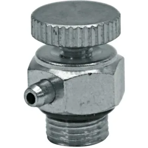 Purgeur - chromé de radiateur 1/8" M avec volant manuel