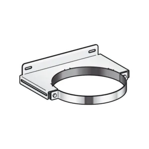 Poujoulat collier mural condenseur 80 mm