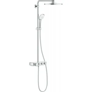 Grohe colonne de douche + thermostat euphoria smartcontrol 310 duo - chromé