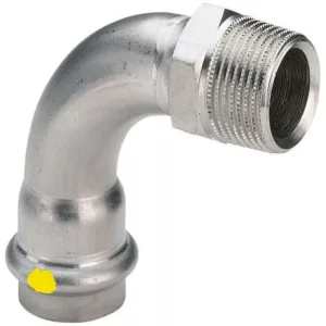 Viega coude 1/2 " M - 15 mm sanpress inox gaz