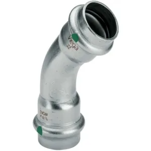 Viega coude 45° FF 15 mm sanpress inox