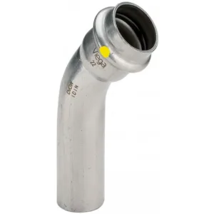 Viega coude 45° MF 15 mm sanpress inox gaz