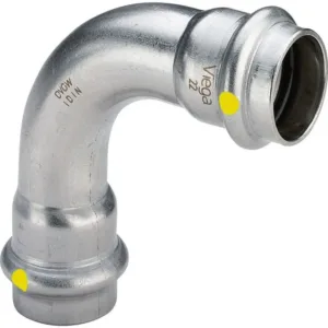 Viega coude 90° FF 15 mm sanpress inox gaz