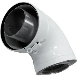 Daalderop coude aluminium 45° 80/125