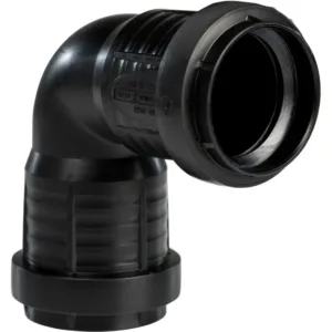Pipelife coude PP 90° .FF 125 mm noir