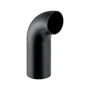 Geberit coude PE rayon grand 90° 75 mm