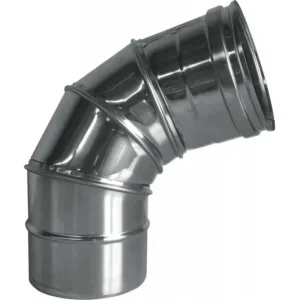Isoleco coude orientable 0 - 90° inox SP 130 mm