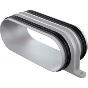 Duco adaptateur pour counduits flexible oval 3 x 63 DUCOflex