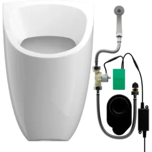 Ipee urinoir U1 avec siphon 230V batterie blanc
