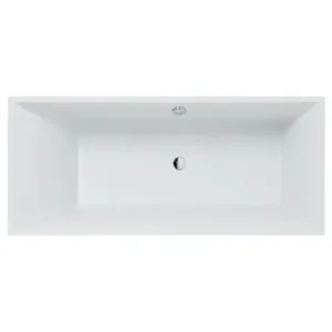 Villeroy & Boch bain squaro slim line vb + pieds 180 x 80cm blanc