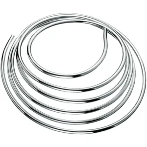 Schell tuyau 12 mm en rouleau de 5 m - chromé