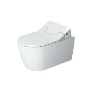 Duravit pack cuvette douche + siège wc me by starck sensowash rimless slim blanc