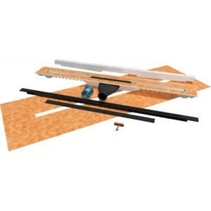 Carrodrain caniveau xl black 100 - 160cm
