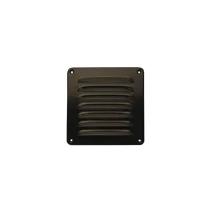 Grille d'aération alu brune b25 - h20cm