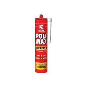 Bison colle de montage griffon polymax pro xpress cartouche blanc 435gr