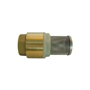 clapet de pied laiton avec panier inox 6 / 4"