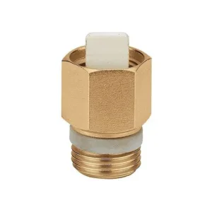 Caleffi clapet antiretour pour purgeur automatique 3/8 " F - 3/8 " m laiton