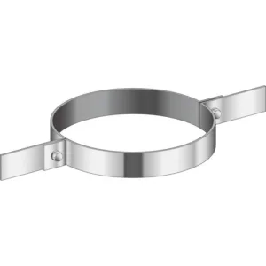 Poujoulat dualis flexcondens collier de fixation 80 mm pp