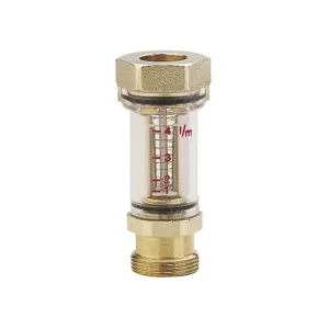 Giacomini débitmètre pour collecteur 3/8 " - 18 mm