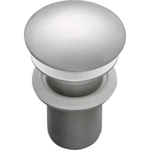 Paffoni Crepine click 5 / 4" avec trop-plein steel inox