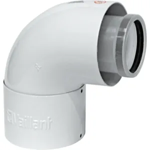 Vaillant coude concentrique 90° alu - PP 80 - 125