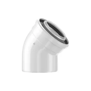 Bosch coude concentrique 45° 80/125 mm