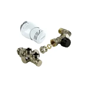 Comap combinaison thermostatique monotube mur + coude 1/2 " - m22