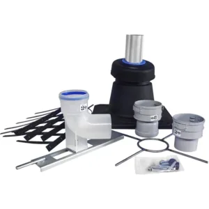 Burgerhout kit d'accessoires pour flexible PP 80 mm