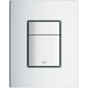 Grohe Plaque poussoir 2 boutons cosmo mat - chrome