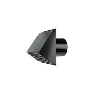 Vasco passage mural pour système de ventilation d 150 mm noir
