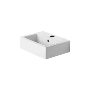 Duravit lave-mains vero 45cm + trou robinet et trop-plein blanc