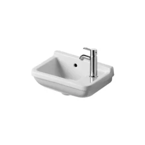 Duravit lave-mains starck 3 40cm trou robinet droite blanc