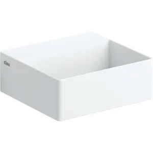 Clou lave-mains new flush 1 clou 28cm blanc satine solidstone
