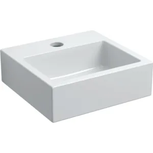 Clou lave-mains flush 1 clou 28cm + trou robinet blanc céramique
