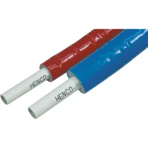 Henco tube multicouche + isolation ISO4 6 mm 20 x 2 rouge rouleau 50 m